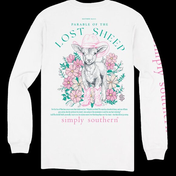 Lost Sheep Simply Southern Long Sleeve Tee - Picture 3 of 4